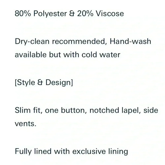 2XL slim fit one button front velvet blazer white gold notched lapel men busines - Picture 4 of 15